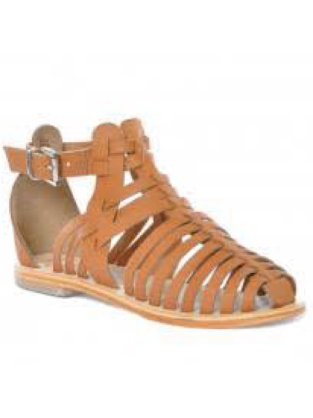 Sol Sana Fisherman Sandals Leather Brown Size 39